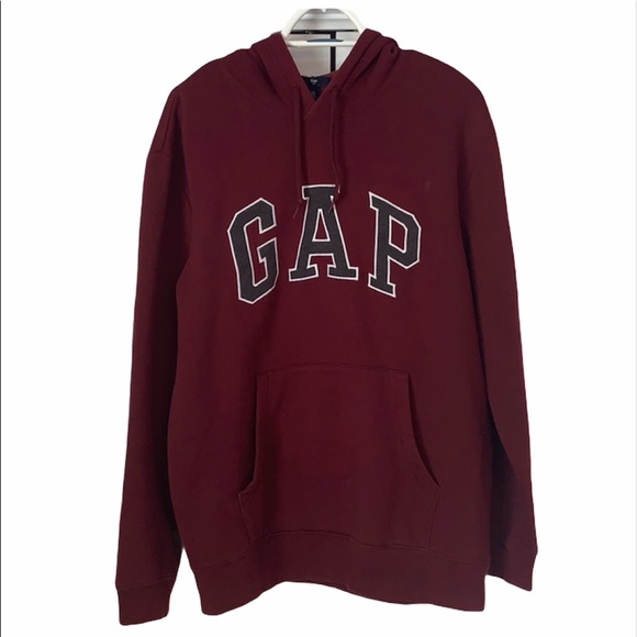 gap maroon sweatshirt